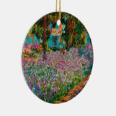Irises Monet Garden Giverny Blume Keramikornament (Rechts)
