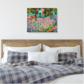 Irises Monet Garden Giverny Blume Leinwanddruck (Insitu (Schlafzimmer))