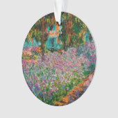 Irises Monet Garden Giverny Blume Ornament (Vorderseite)