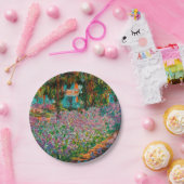 Irises Monet Garden Giverny Blume Pappteller (Party)