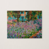 Irises Monet Garden Giverny Blume Puzzle (Horizontal)