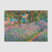 Irises Monet Garden Giverny Blume Seidenpapier (Vorderseite)
