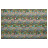 Irises Monet Garden Giverny Blume Stoff (Fat Quarter (45,7 x 55,9 cm))