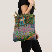 Irises Monet Garden Giverny Blume Tasche (Von Nahem)