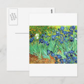 Irises ~ Monet Postkarte (Vorne/Hinten)
