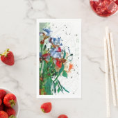 Irises Paper Napkin Serviette (Beispiel)
