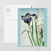 Irises Ukiyoe Postkarte (Vorne/Hinten)