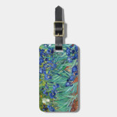 Irises Vincent Van Gogh Blue Blumen Landschaft Kun Gepäckanhänger (Vorderseite vertikal)