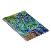 Irises Vincent van Gogh Blume Field Painting Art Notizblock (Rechte Seite)