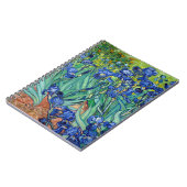 Irises Vincent van Gogh Blume Field Painting Art Notizblock (Linke Seite)
