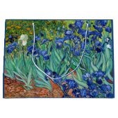 Irises Vincent van Gogh Blume Kunstmalerei Große Geschenktüte (Vorderseite)