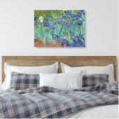 IRISES VINCENT VAN GOGH Canvas Print Leinwanddruck (Insitu (Schlafzimmer))