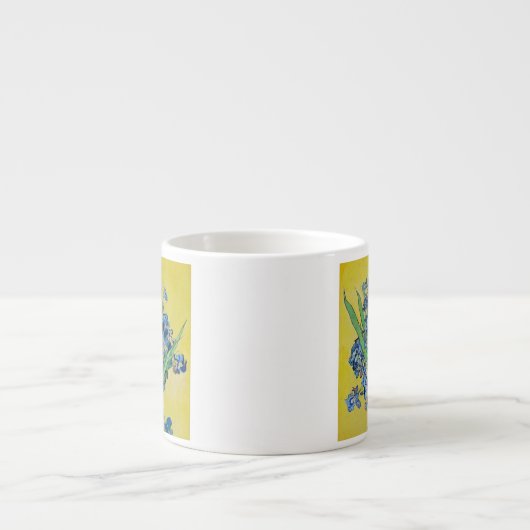 Irises Vincent van Gogh Espressotasse (Vorderseite)