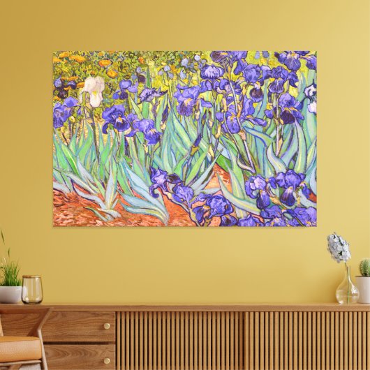 Irises Vincent Van Gogh Fine Art Leinwanddruck (Insitu (Wohnzimmer))