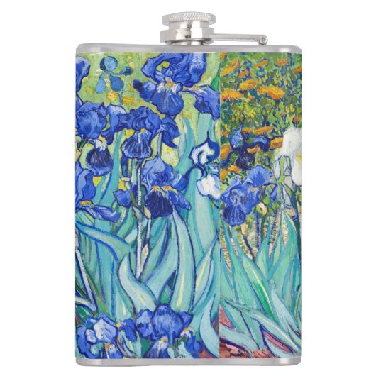 Irises Vincent van Gogh Flachmann (Rückseite)
