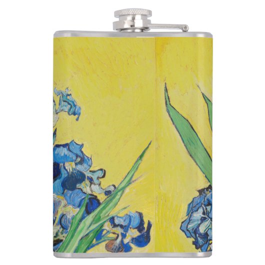 Irises Vincent van Gogh Flachmann (Rückseite)