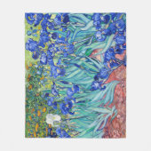 Irises Vincent van Gogh Fleecedecke (Vorderseite)