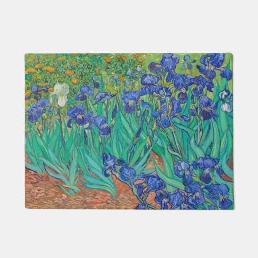 Irises Vincent van Gogh Fußmatte (Vorderseite)