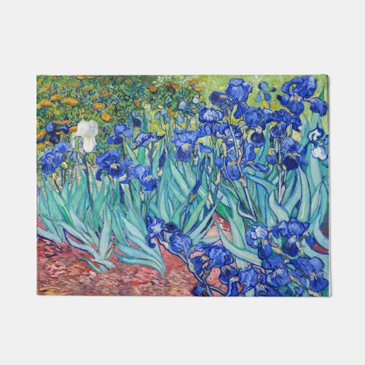 Irises Vincent van Gogh Fußmatte (Vorderseite)