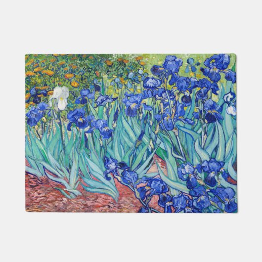 Irises Vincent van Gogh Fußmatte (Vorderseite)