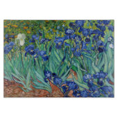 Irises Vincent van Gogh Gemälde Cutting Board Schneidebrett (Vorderseite)