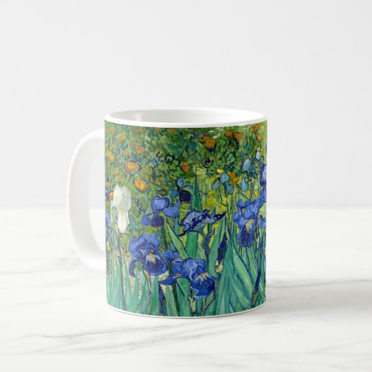 Irises Vincent van Gogh Gemälde Tasse (Vorderseite Links)