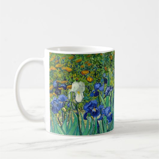 Irises Vincent van Gogh Gemälde Tasse (Links)