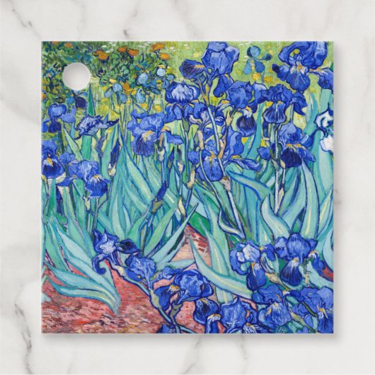 Irises Vincent van Gogh Geschenkanhänger (Vorderseite)