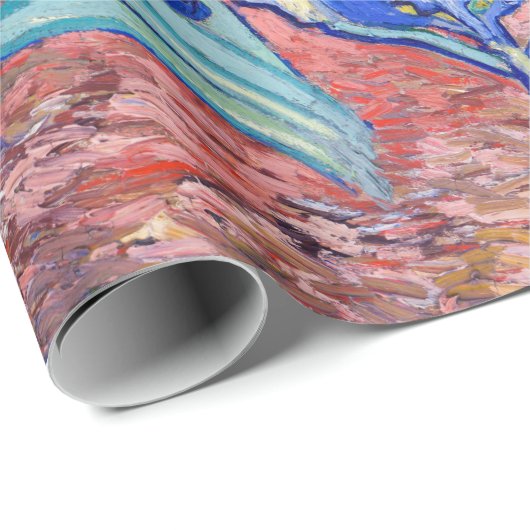 Irises Vincent van Gogh Geschenkpapier (Rolleneckpunkt)