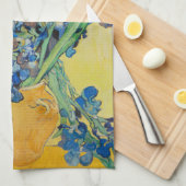 Irises Vincent van Gogh Geschirrtuch (Viertel Falte)