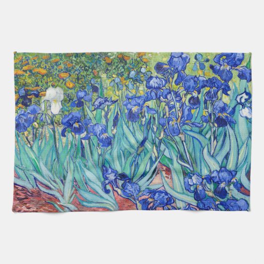 Irises Vincent van Gogh Geschirrtuch (Horizontal)