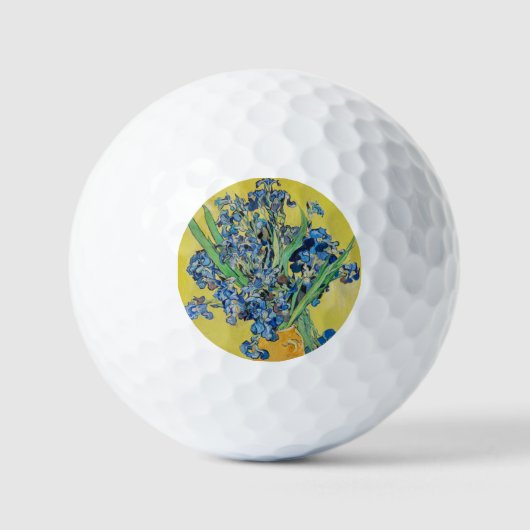 Irises Vincent van Gogh Golfball (Vorderseite)