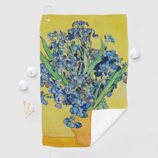 Irises Vincent van Gogh Golfhandtuch (Insitu)