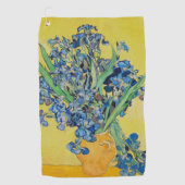 Irises Vincent van Gogh Golfhandtuch (Vorderseite)