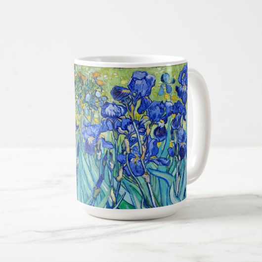 Irises Vincent van Gogh Kaffeetasse (VorderseiteRechts)