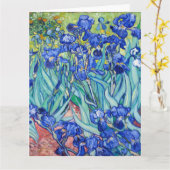 Irises Vincent van Gogh Karte (Gelbe Blume)
