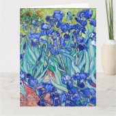 Irises Vincent van Gogh Karte (Vorderseite)
