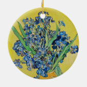 Irises Vincent van Gogh Keramik Ornament (Hinten)