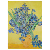 Irises Vincent van Gogh Klemmbrett (Rückseite)