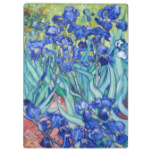 Irises Vincent van Gogh Klemmbrett (Rückseite)