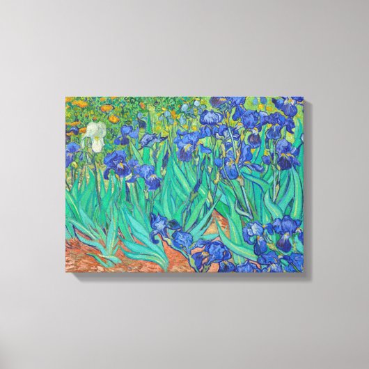Irises Vincent van Gogh Leinwanddruck (Vorderseite)
