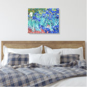 Irises Vincent van Gogh Leinwanddruck (Insitu (Schlafzimmer))