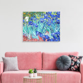 Irises Vincent van Gogh Leinwanddruck (Insitu (Wohnzimmer))