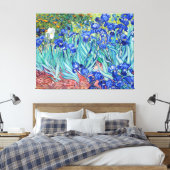 Irises Vincent van Gogh Leinwanddruck (Insitu (Schlafzimmer))