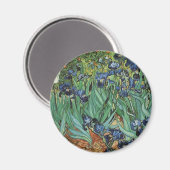 Irises Vincent van Gogh Magnet (Vorderseite/Rückseite)