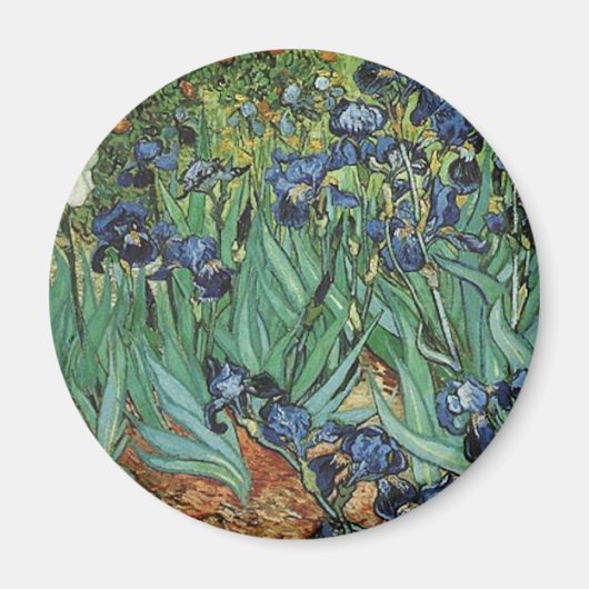 Irises Vincent van Gogh Magnet (Vorne)