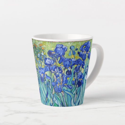 Irises Vincent van Gogh Milchtasse (Rechte Ecke)