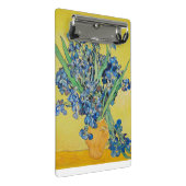 Irises Vincent van Gogh Mini Klemmbrett (Schrägansicht)
