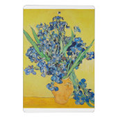 Irises Vincent van Gogh Mini Klemmbrett (Rückseite)