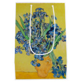 Irises Vincent van Gogh Mittlere Geschenktüte (Rückseite)
